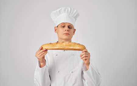 chef products cooking food restaurant professional lifestyle gray backgroundの写真素材