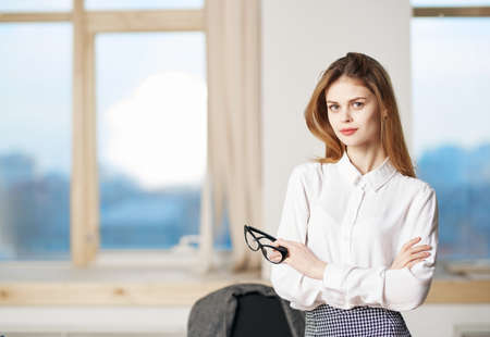 woman secretary professional manager office work Lifestyleの写真素材