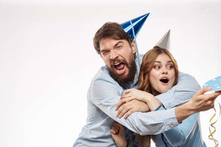 Young people party disco fun holidays birthday cropped viewの写真素材