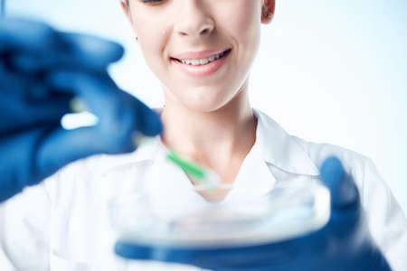 course laboratory assistant research diagnostics medicine chemistryの写真素材