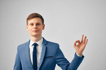 manager in a suit office professional job official