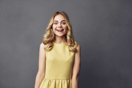 beautiful woman posing attractive look fashion cropped view fashionの写真素材