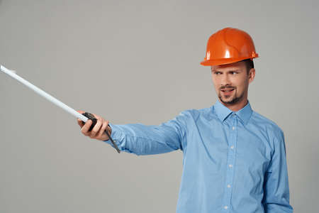 man engineer Professional Job isolated backgroundの写真素材