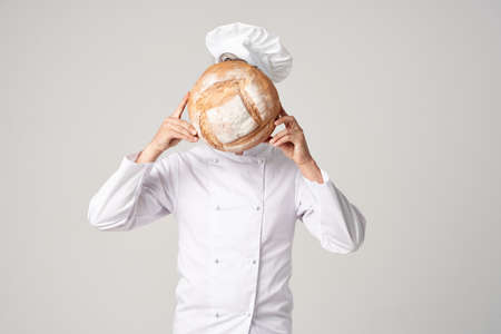 Chef restaurant provision of services isolated backgroundの写真素材