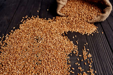 cereals in a bag healthy breakfast view from above