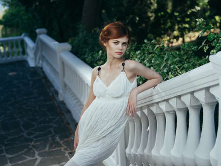 Pretty woman greek mythology decoration natureの写真素材