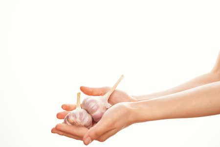 vegetables in hands healthy food kitchen lifestyleの写真素材