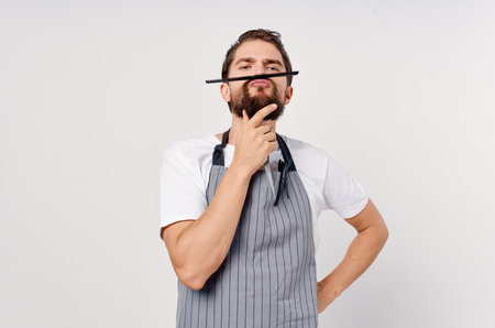 male hairdresser beauty saloon fashion Jobの写真素材