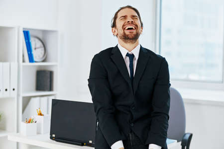 businessman official documents work office executiveの写真素材