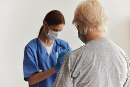 patient and doctor professional advice treatmentの写真素材