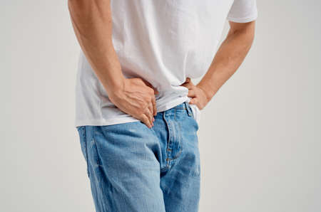 groin pain health problems potencyの写真素材