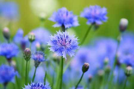 spring space green nature leaf beautiful background blossom copy floral flowers bloom. Generative AI.の素材