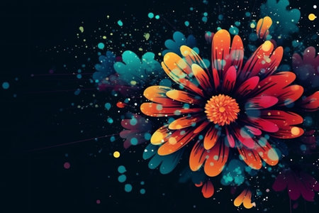 spring blossom background beautiful leaf bloom plant floral flower pattern nature. Generative AI.の素材