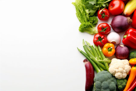 tomato white fresh food isolated healthy green fruit background vegetable vegetarian. Generative AI.の素材