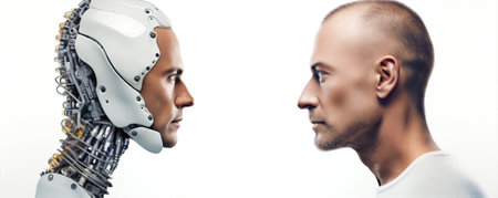 Futuristic science roboticの素材