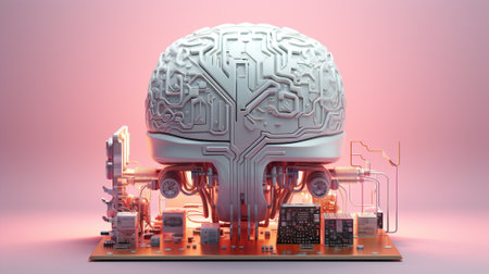 Intelligence brain concept technologyの素材