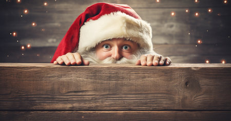 Man mock-up hat senior santa mature merry merry christmas red christmas portrait event year adult background newの素材