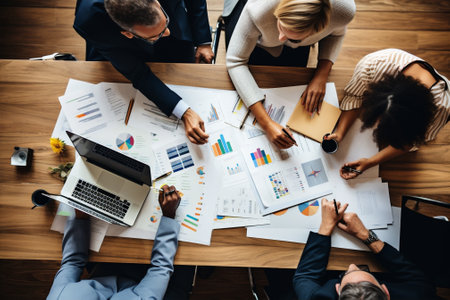 Group business teamworkの素材