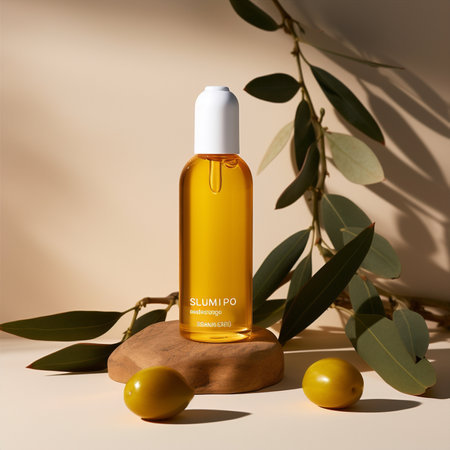 Fragrant luxury mock-up perfume treatment natural fragrance bottle beauty isolated product object liquidの素材