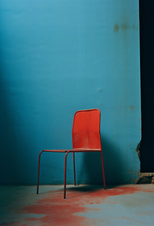Floor wall modern chair interior design style room red front seat furniture ideaの素材