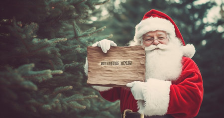 Man smile christmasの素材