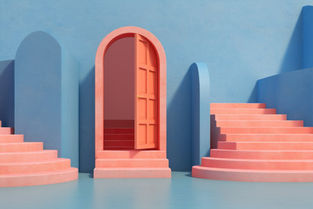 Vintage art design concept architectureの素材