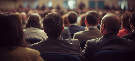 Teamwork group businessman audience meeting adult business female seminar manager conference person lectureの素材