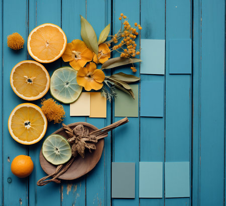 Background fruits orange foodの素材