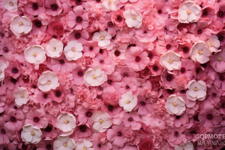 Flower pink arrangement nature romantic flora bloom beauty bouquet valentine wedding rose backgroundの素材