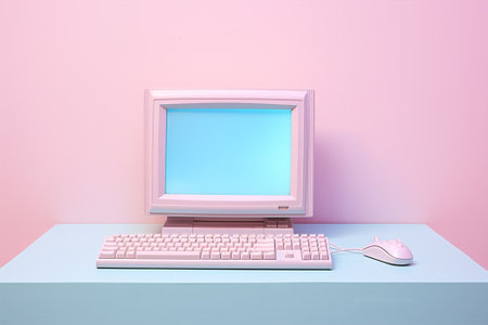 Technology computer pink digitalの素材