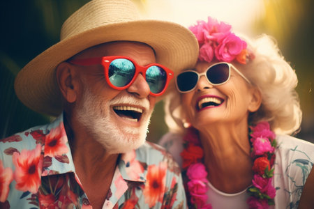 Happy women love happiness smile joyful outdoors couple summer men adult cheerfulの素材
