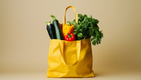 Food organic natural raw vegetables grocery background fresh diet healthy market bag shoppingの素材