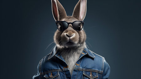 Mammal nature hare rabbit animal cuteの素材