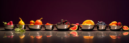 Fruits dessert sweet organic juicy healthy background raw ingredient table fresh ripe food dietの素材