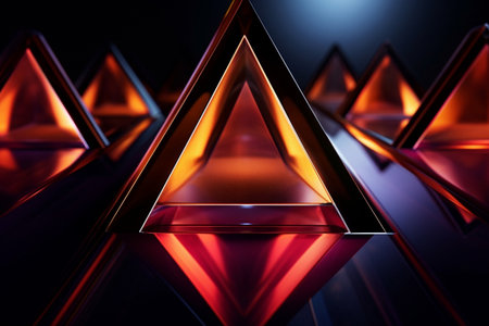 Glowing abstract neon space background lightの素材