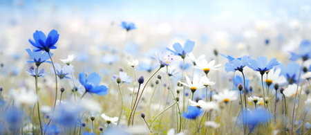 Meadow field nature summer greenの素材