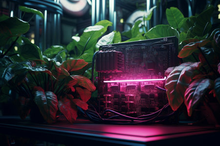 Closeup technology modern computer digitalの素材