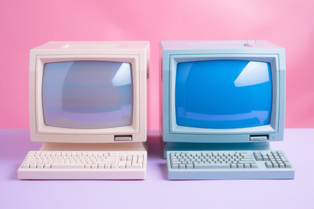 Pink technology computer digitalの素材