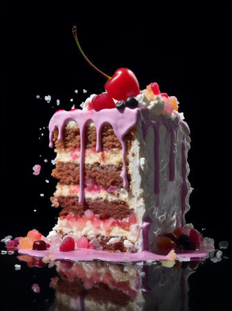 Candy cream colorful pastel cakeの素材