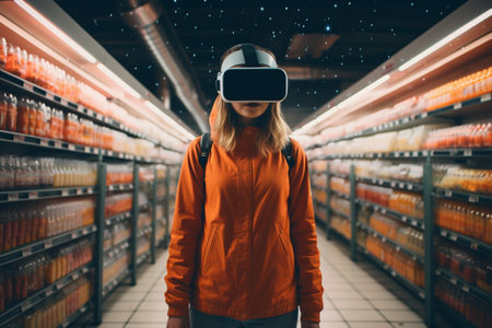 Innovation technology device virtual reality headsetの素材