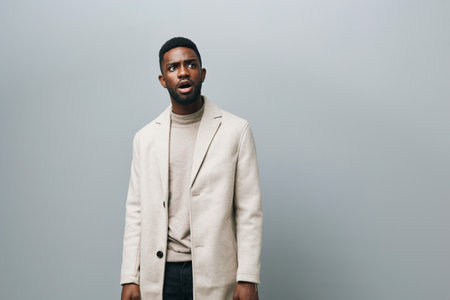 black man smile confident young african ethnicity happy american smiling portrait emotion