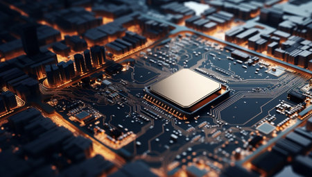 Hardware electronic technology processor computing digitalの素材