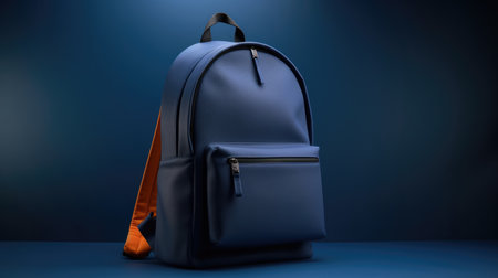 Accessory rucksack fashionable bag back school isolated background object white backpackの素材