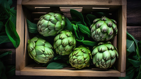 Healthy produce fruit nature organic artichoke fresh vegetables food agriculture greenの素材
