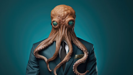Water animals nature sea ocean underwater octopusの素材