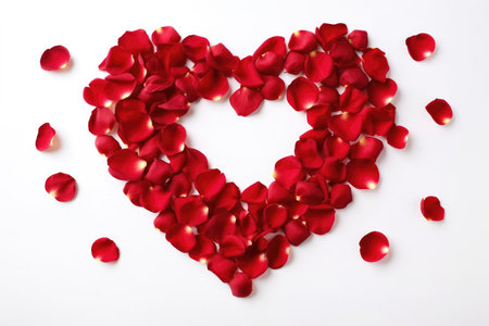 Beauty petal valentine romantic background flower white love romance red gift rose celebration heartの素材