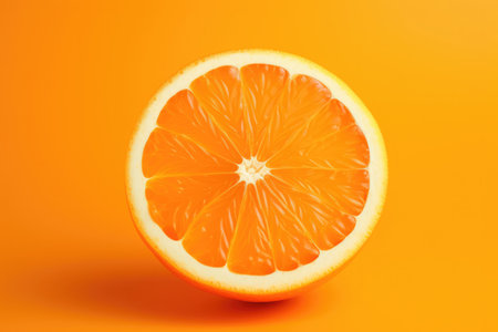 Slice organic juice yellow ripe healthy background fruit orange juicy fresh vitamin vegetarianの素材