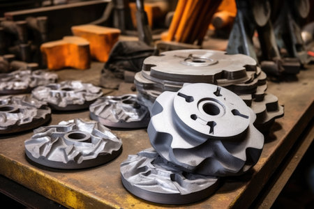 Manufacture workshop metal factory tool industrial iron equipment production machine engineering steelの素材