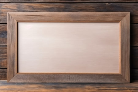 Empty surface board rustic wooden textured plank old wall table aged brown background woodの素材