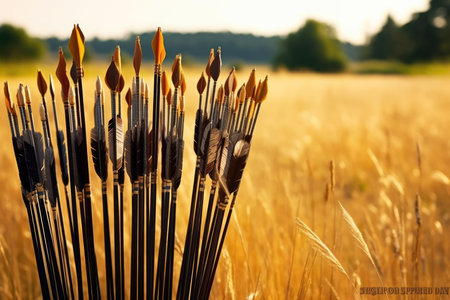 Seed wheat agriculture growth ripe farm field nature crop summer rural yellow plant backgroundの素材
